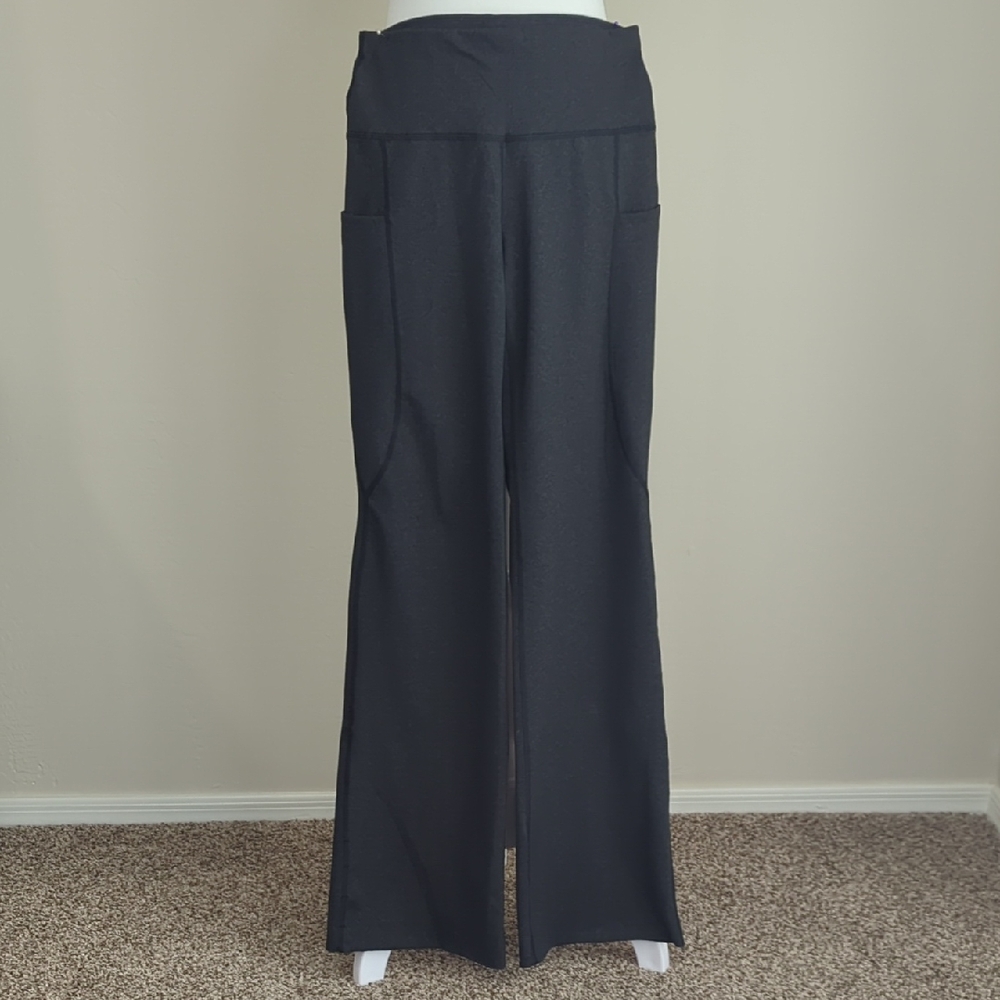 Hofi Dark Grey Yoga Pants, S